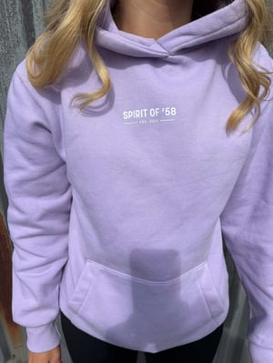 Image of Spirit of 58 Unisex Heavyweight Hoodie in Lilac 