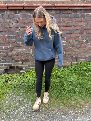 Image of SO58 Unisex Heavyweight Hoodie in Airforce Blue 