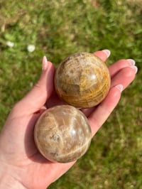 Image 1 of Moonstone Spheres (Large Size)