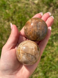 Image 1 of Moonstone Spheres (Medium Size)