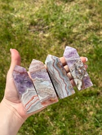 Image 1 of Amethyst x Agate Points
