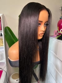 Image 3 of Straight frontal Wig