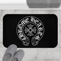 Image 4 of Chrome Hearts Cross Non-Slip Microfiber Rug Luxury Gothic Style Aesthetic Bathroom Decor