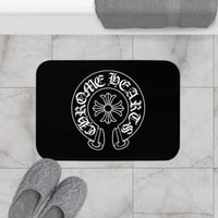 Image 5 of Chrome Hearts Cross Non-Slip Microfiber Rug Luxury Gothic Style Aesthetic Bathroom Decor