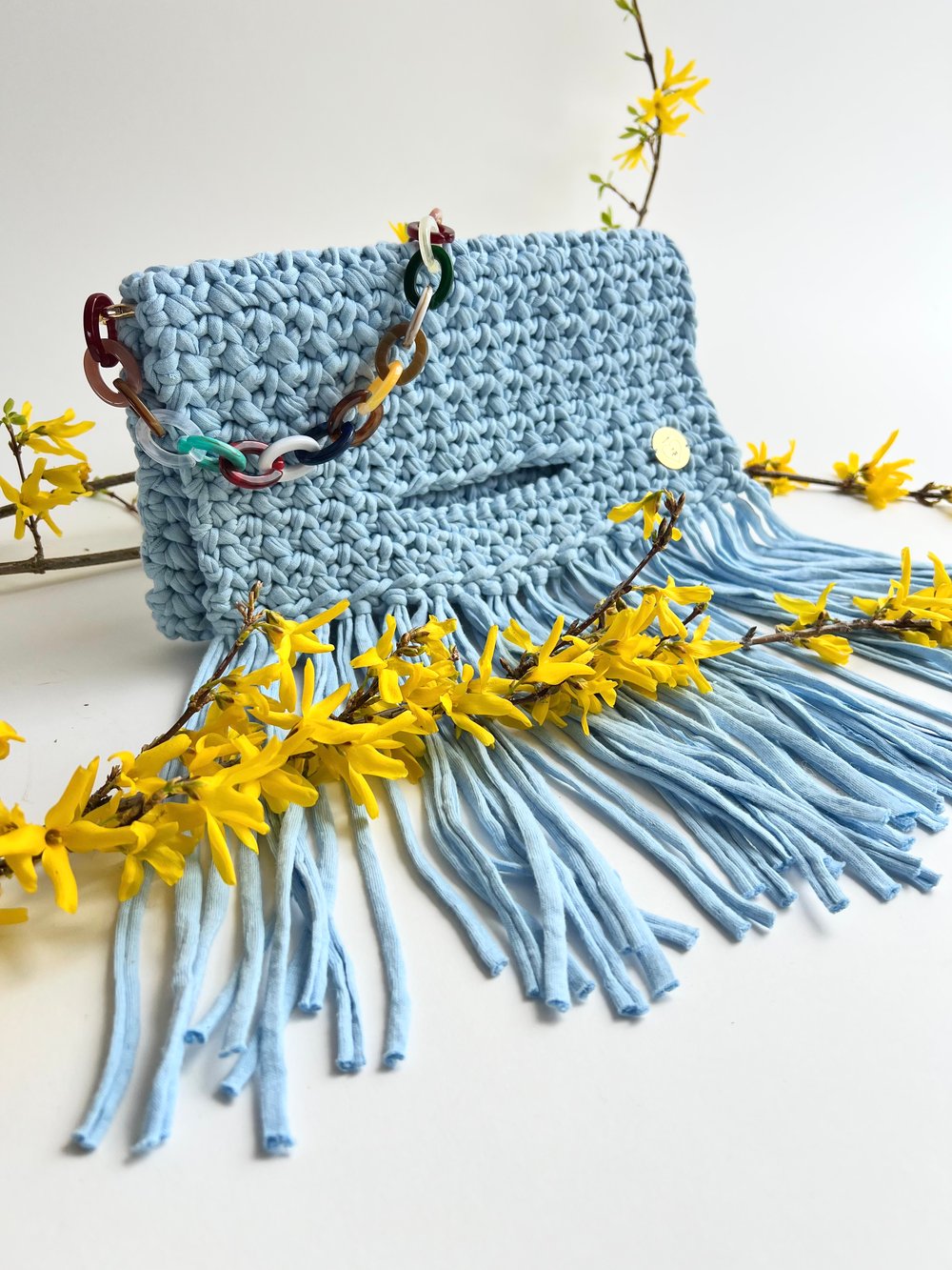 Image of POCHETTE FRANGINE CIEL 