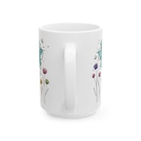 Image 5 of Mamam Floral  Ceramic Mug —  Tea or  Coffee Cup (11oz, 15oz)