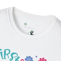 Image 3 of First Mother's Day T-Shirt — Floral New Mom Tee