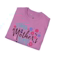 Image 13 of First Mother's Day T-Shirt — Floral New Mom Tee