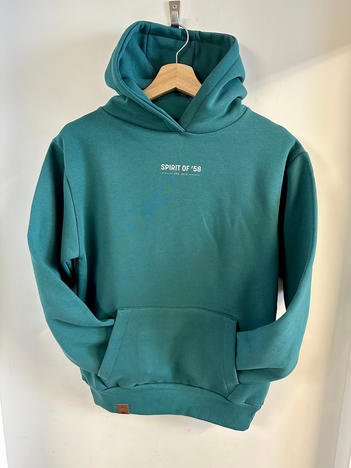 Image of Spirit of 58 Unisex Heavyweight Hoodie in Teal 