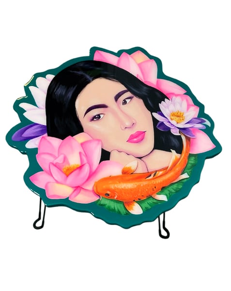 Image of She's Still Koi (Accent Table)