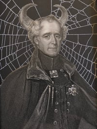 Image 1 of Antique Occult engraving collection with preserved web -C