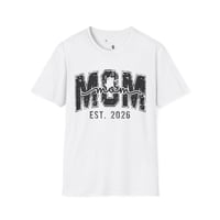 Image 1 of Mom Est. 2026 T-Shirt — Vintage Distressed New Mom Tee
