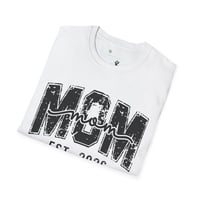 Image 4 of Mom Est. 2026 T-Shirt — Vintage Distressed New Mom Tee