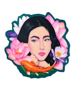 Image of She's Still Koi (Accent Table)