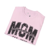 Image 19 of Mom Est. 2026 T-Shirt — Vintage Distressed New Mom Tee