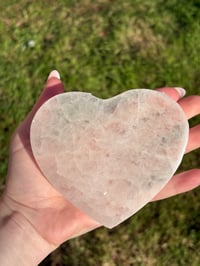 Image 4 of Selenite Heart Charging Plate
