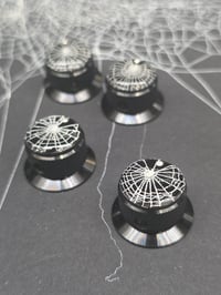 Image 3 of Preserved Web Guitar potentiometer knobs - Set A