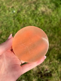 Image 2 of Peach Selenite Charging Plate