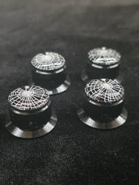 Image 3 of Preserved Web Guitar potentiometer knobs - Set B
