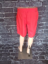 Image 2 of Men's fancy red short set size L, XL, 2XL, and 3XL