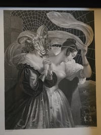 Image 2 of STATEMENT LARGE Antique Occult engraving collection with preserved web I