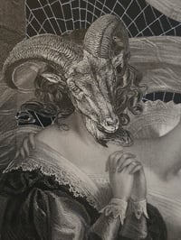 Image 4 of STATEMENT LARGE Antique Occult engraving collection with preserved web I