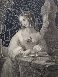 Image 2 of STATEMENT LARGE Antique Occult engraving collection with preserved web J