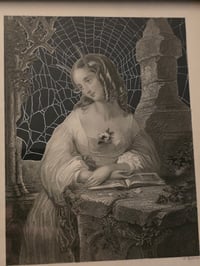 Image 5 of STATEMENT LARGE Antique Occult engraving collection with preserved web J