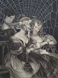 Image 2 of STATEMENT Antique Occult engraving collection with preserved web L