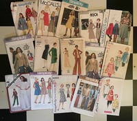 Lot of Vintage Sewing Pattern Envelopes Only for Paper Crafting