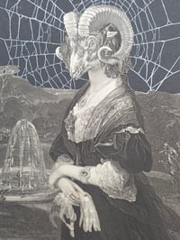 Image 2 of STATEMENT LARGE Antique Occult engraving collection with preserved web Q