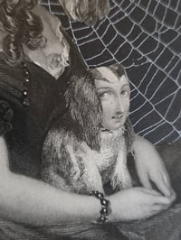 Image 5 of STATEMENT LARGE Ornate Antique Occult engraving collection with preserved web R