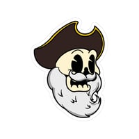 Image 5 of Roadkill Capt. Knuckle Kiss-Cut Sticker