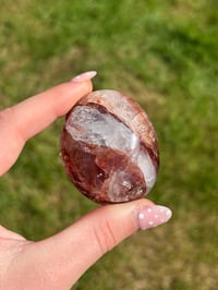 Image 2 of Fire Quartz Palmstone