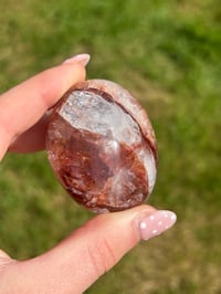 Image 3 of Fire Quartz Palmstone
