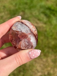 Image 4 of Fire Quartz Palmstone
