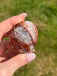 Image 5 of Fire Quartz Palmstone
