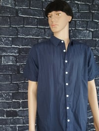 Image 2 of Men's Navy blue sophisticated blue short set size L, XL, 2XL, 3XL