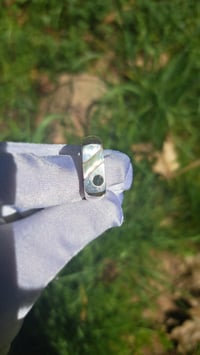 Image 1 of Abalone and Big Sur Jade ~~ Inlay Ring