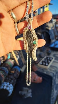 Image 1 of Zorya~ 9.4g Moldavite pendant