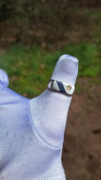 Image 3 of Lapis Lazuli and Opal~~ Inlay Ring