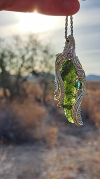 Image 3 of Zorya~ 9.4g Moldavite pendant