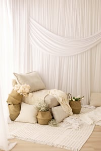 The Heirloom White Draping Set