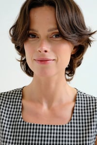 Image 5 of VESTIDO MIDI CUADROS VICHY NEGRO