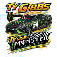 Image 3 of 🏁🔥 10” x 7” NASCAR Driver Signs – 3D UV Printed