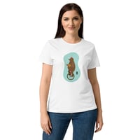 Image 2 of Ukulele Bear Women’s basic softstyle t-shirt