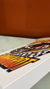 Image 2 of 🏁🔥 10” x 7” NASCAR Driver Signs – 3D UV Printed