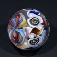 Image 5 of Double Sided Bowtie Murrini Marble