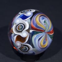 Image 3 of Double Sided Bowtie Murrini Marble