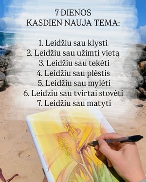 Image of MAŽIAU SKROLINIMO - DAUGIAU KŪRYBOS - 7 dienų iššūkis